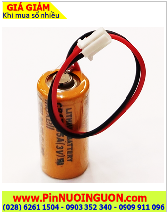Maxell CR17335A; Pin nuôi nguồn PLC Maxell CR17335A lithium 3V 2/3A 1650mAh _Xuất xứ NHẬT 